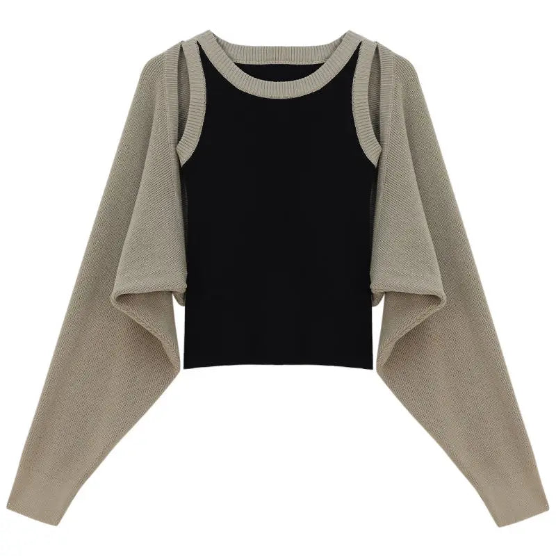 Women’s Spring Autumn Knit Vest and Pants Set Korean Fashion - Vusy Kawaii Shop