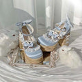 Ele Sweet Lolita High Heels Ultra Hoch Wasserdichtes Plateau