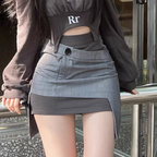Chic Fashion Women Streetwear Sexy Halter Off Shoulder Crop - Vusy Kawaii Shop