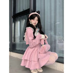 Chic Fashion Peter Pan Collar Patchwork Women Coat and Slim - Vusy Kawaii Shop