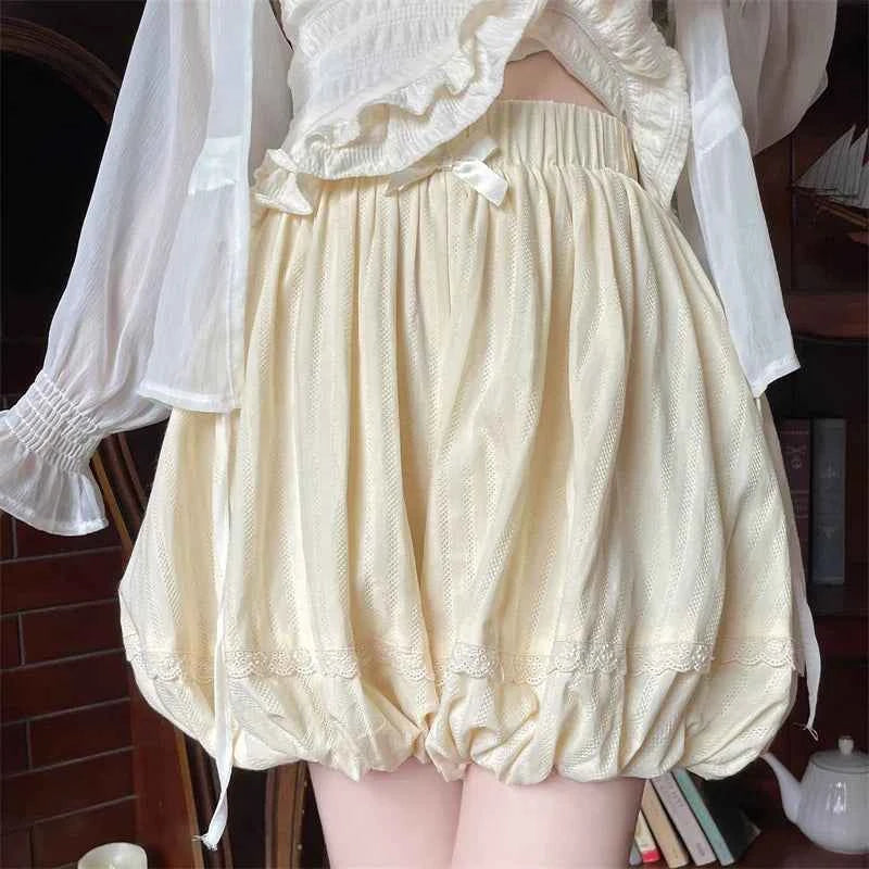 Japanese Sweet Lolita Skirt Summer High Waist A-Line Faldas
