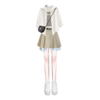 Spring-Summer Wear Set Fashion Shirt Top Slimming Tank Top - Vusy Kawaii Shop