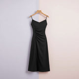 
Schwarzer Camisole-Rock