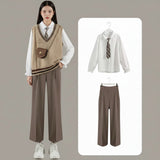 
Khaki 3-teiliges Set