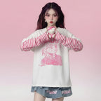 Kawaii Hello Kitty Cute Japanese Korean Tops T Shirt Fashion - Vusy Kawaii Shop