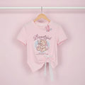Sweetheart Bear Printed Soft Girl Slimming Crop Top Women