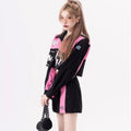Contrast Color Matching Sets Harajuku Punk Gothic Spring