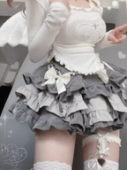 Japanese Kawaii Two Piece Set Women Autumn Sweet Rabbit - Vusy Kawaii Shop