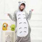 Totoro Onesies Cute Cartoon Animal Onesie Women Men Girls Boys Pajamas Slipper Funny Party Suit Winter Home Overall Costumes