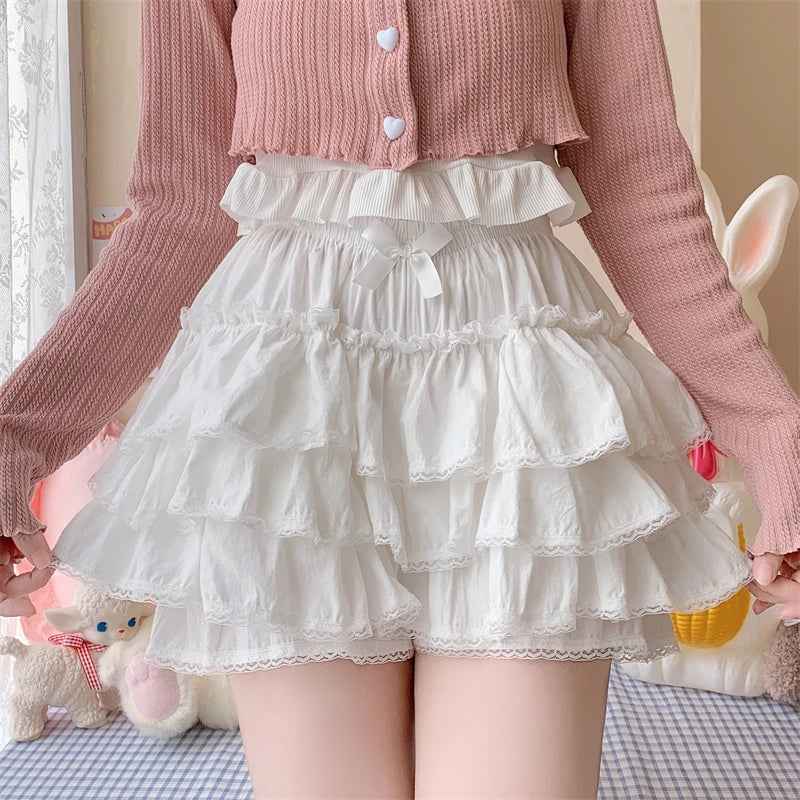 Sweet Lolita Pumpkin Skirts Pants Summer JK Bottoming Shorts