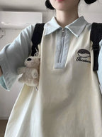 Japanese Sportswear Set Student Summer Fashion Loose Preppy - Vusy Kawaii Shop