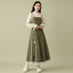 Autumn Korean Style Long Sleeve Base Shirt Tops Waist - Vusy Kawaii Shop