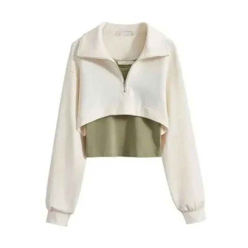 Autumn Fashion Polo Long Sleeve Top Vest Cargo Pants - Vusy Kawaii Shop
