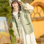 Mori Girl Style Sweet Knitted Cardigan Women Kawaii Cartoon - Vusy Kawaii Shop
