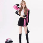 Contrast Color Matching Sets Harajuku Punk Gothic Spring - Vusy Kawaii Shop