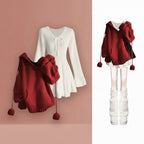 Spring Autumn Sweater Outfits Vintage Elegant Knitted - Vusy Kawaii Shop