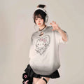 Gradient Short Sleeved T-Shirt Women Slimming Personalized