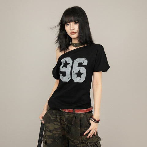 Streetwear Oversized T-Shirt Summer Vintage Print Casual - Vusy Kawaii Shop