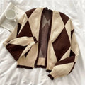 Costume de tricot mode, pull à bretelles, cardigan, manteau d'automne