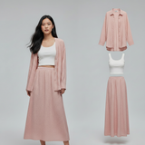 
pinkes 3-teiliges Set