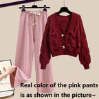 Two Piece Set in Sweater Matching Sets Korean Sweet Bow - Vusy Kawaii Shop