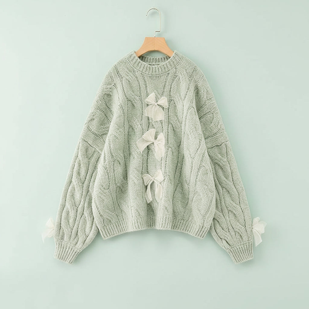 Women Spring and Autumn Fashion Knitted Sweater and Sling - Vusy Kawaii Shop