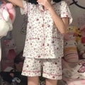 Cotton Sanrio Pajama Set – Hello Kitty & Kuromi