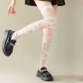 Irregular Hole Stocking Women Lingerie Lolita Gothic Style