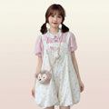 Chemise femme à col claudine japonais, manches bouffantes et carreaux