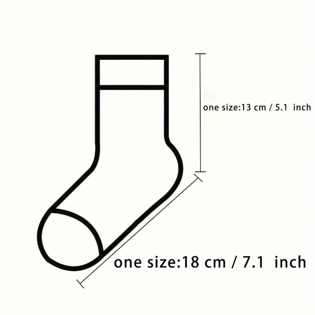 6 Pairs Anime Sanrio Melody Kuromi Print Kids Socks Cinnamoroll  Kawaii Warm Cartoon Women Mid-calf Socks Cotton Sock for Girls