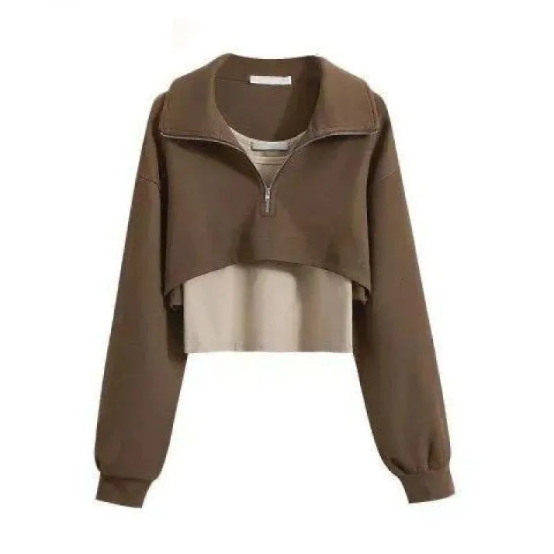 Autumn Fashion Polo Long Sleeve Top Vest Cargo Pants - Vusy Kawaii Shop