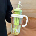 Oversized Tumbler 32oz Summer Cup with Straw Leakproof