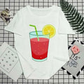 Jus de fraise japonais style coréen pour la mode estivale rose