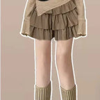 Autumn Harajuku Two Pieces Set Sweet 3D Flower Drawstring - Vusy Kawaii Shop