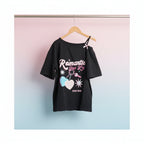 Harajuku Egirl T Shirt Korean Style Heart Print Gothic Off - Vusy Kawaii Shop