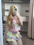 Summer Sweet Daughter Clothing 2 Piece Sets Cute Cartoon - Vusy Kawaii Shop