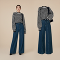 Autumn-Winter Korean College Style Two-Piece Set Knitted