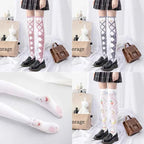 Japanese Sweet Mori Lolita Thigh Stockings Cute Angel Unicorn Kawaii Loli Soft Girl Over The Knee Stockings Halloween Role Play