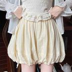 Japanese Sweet Lolita Skirt Summer High Waist A-Line Faldas