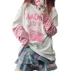 Kawaii Hello Kitty Cute Japanese Korean Tops T Shirt Fashion - Vusy Kawaii Shop