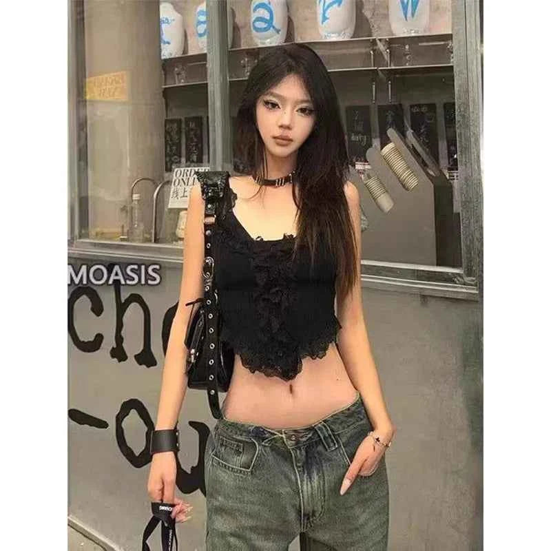 Trendy Oversized Distressed Jeans for Kawaii Fashion