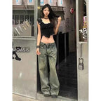 Trendy Oversized Distressed Jeans for Kawaii Fashion