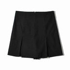 Black Split Mini Skirt for Women