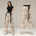 Harajuku Calligraphy Pants Japanese Streetwear Style