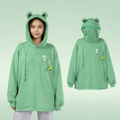 Japanese Cute Frog Pullover Sweatshirt Hoodie