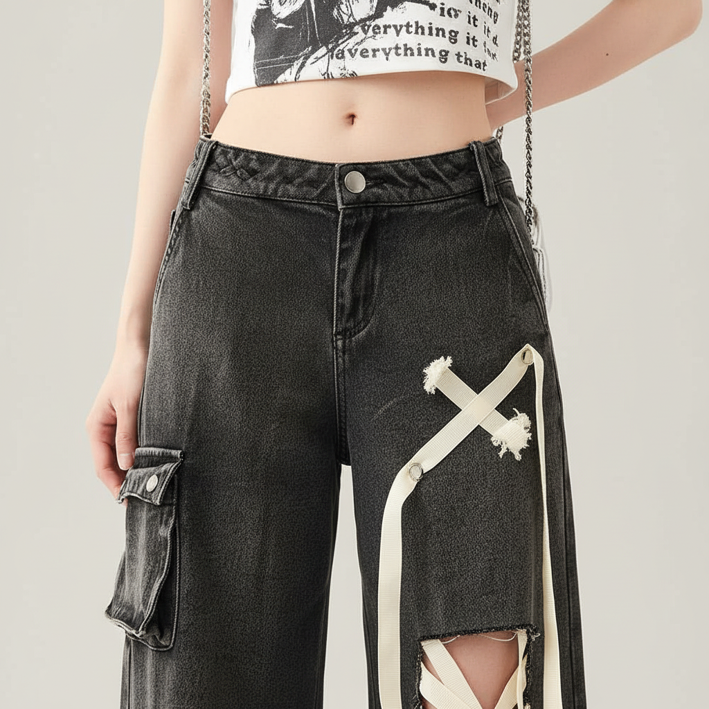 Gothic Jeans - Detalle cintura