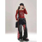 Vusy Kawai Shop Harajuku Baggy Jeans for Women