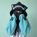 Harajuku Hai Grunge Reißverschluss-Sweatshirt