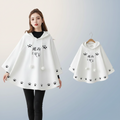 Cape style Harajuku pour femme avec imprimé pattes de chat