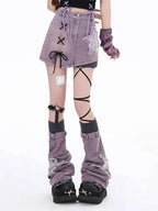 Harajuku Vintage Purple Skirt for Trendy Style